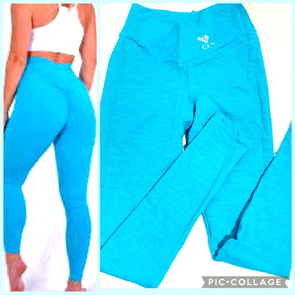 C L S Classic Scrunch Leggings High Waist size M NWOT